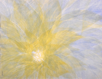 Swirls, Painting by Jeff Mistri, Watercolour on Paper, 14.5 X 18.5 inches
